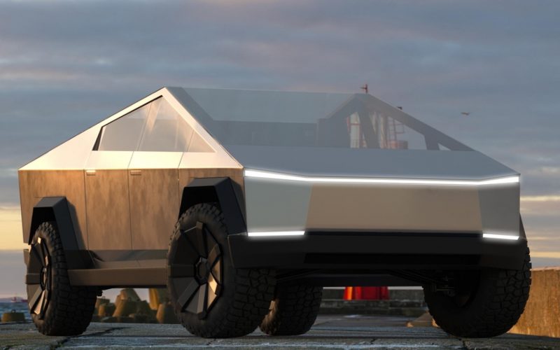 Elon Musk's Tesla Cybertruck Spotted Testing On Californian Streets